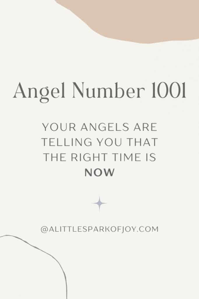   Significato del numero angelo 1001